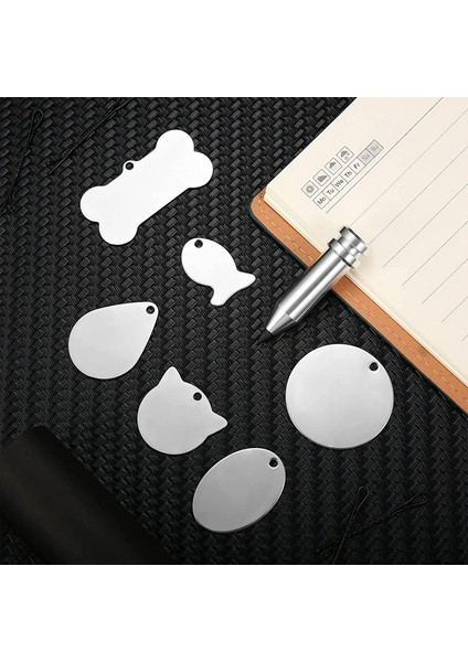 Lkpcıgcxm Gravür Ucu Gravür Aracı Gravür Aracı 6 Adet Çeşitli Metal Damgalama Boşlukları ile Uyumlu Keşfet, Hava, Hava 2 (Yurt Dışından)