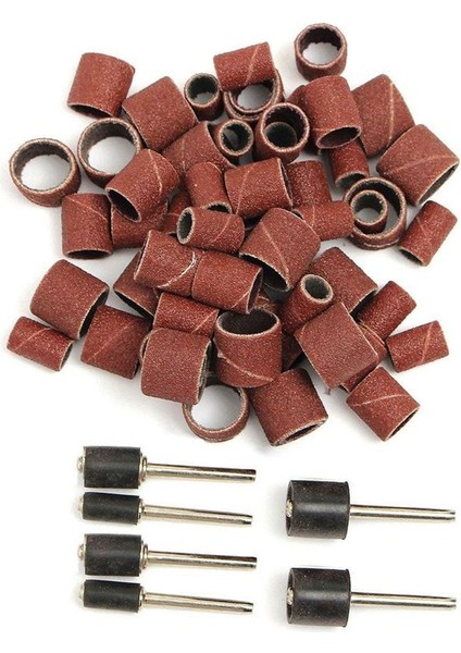 Jumbo 51 Parça Tamburlu Zımparalama Seti - Dremel'e Uyar - Kauçuk Tambur Mandrelleri Içerir - 1/2, 3/8 ve 1/4 Inç (Yurt Dışından)