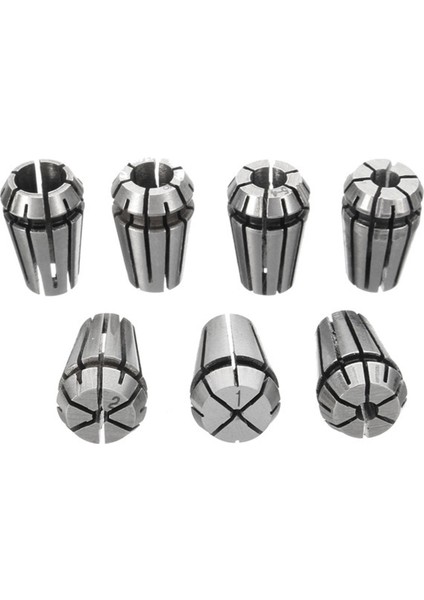 ER11A 5mm Motor Şaft Tutucu Uzatma Çubuğu ile 7 Adet ER11 1-7mm Yaylı Pensler (Yurt Dışından)