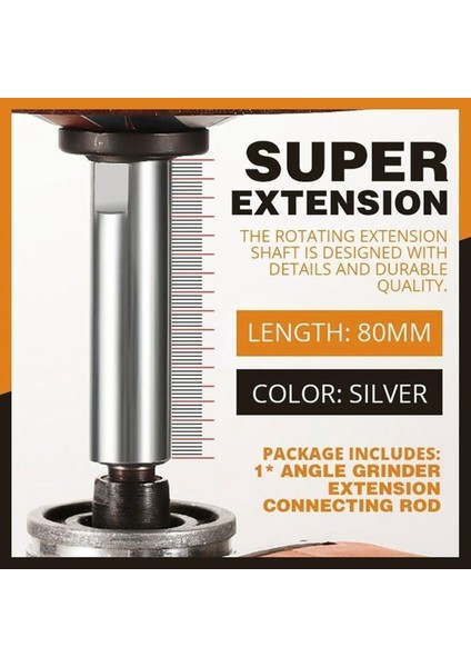 Açılı Taşlama Uzatma Biyel Açılı Taşlama Aksesuarları (Yurt Dışından)