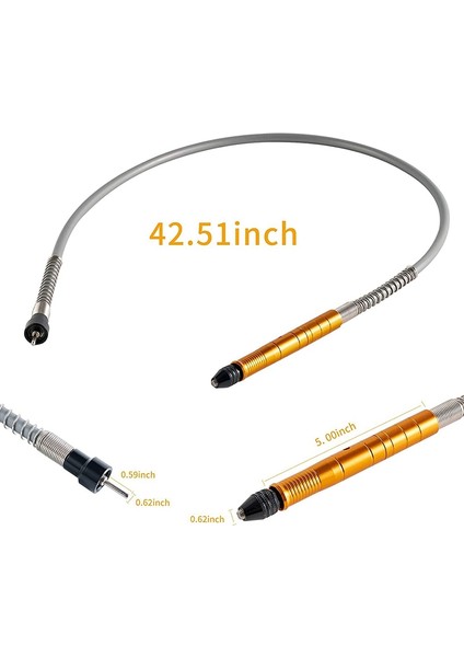 Esnek Şaft Adaptör Aparatı, Esnek Matkap Uzatma Kablosu Aynası ve Anahtarlı Uyumlu Döner Taşlama Aleti (Yurt Dışından) fiyatları