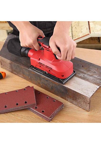 25 Adet Zımpara Pedleri, Zımpara Kağıdı Cırt Cırtlı Kum Kağıdı 93X185MM Delikli 8 Delikli Kum 40/60/80/120 Fit Sac Orbital Zımpara Çoklu Zımpara Alüminyum Oksit Tahıl (Yurt Dışından) fırsatları