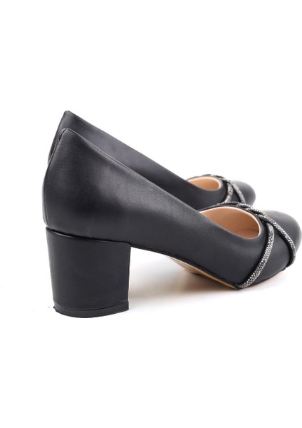 Bilener 3282 Kadın 6 cm Topuklu Cilt Ayakkabı