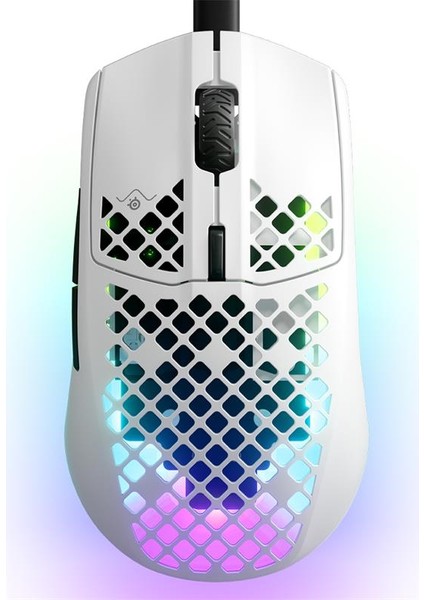 Steelserıes Aerox 3 Snow (2022) Ultra Hafıf 59G. Truemove Core Sensor Kablolu Mouse