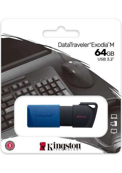 64 GB Kıngston USB 3.2 Gen 1 Dt Exodıa M DTXM/64GB fiyatları