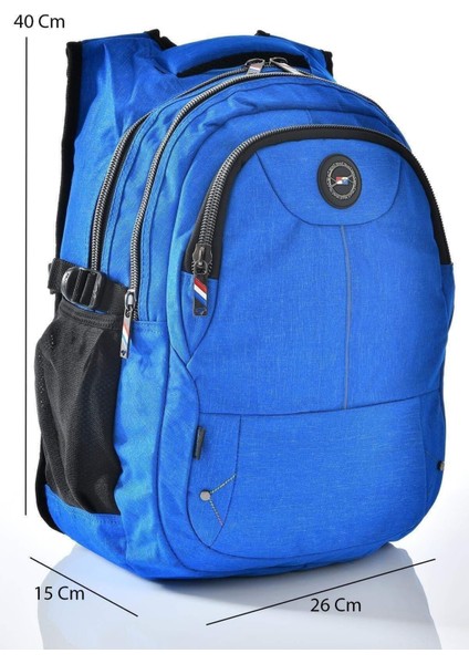 2237 Okul Sırt Çantası Mavi