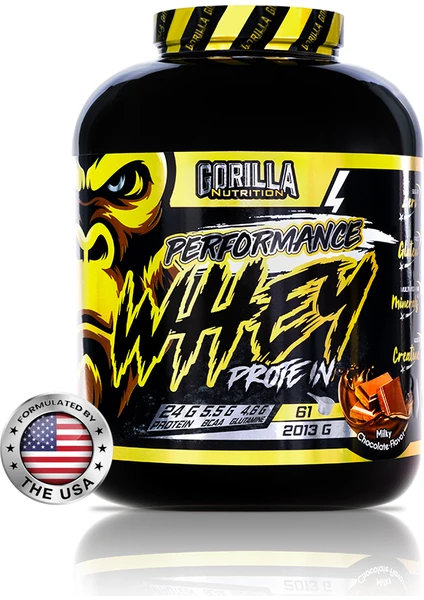 Whey Protein Çikolata Aromalı - Yüksek Protein - Gorilla Nutrition