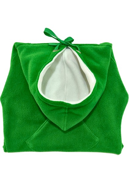 Crocodile green -Kanguru Cepli Kedi-Köpek Polar Hoodie Sweatshirt modelleri