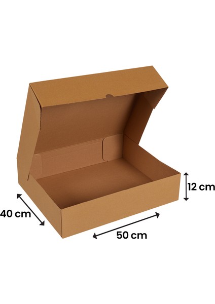 50x40x12-100 Adet Kesimli Kutu - Internet ve Kargo Kutusu