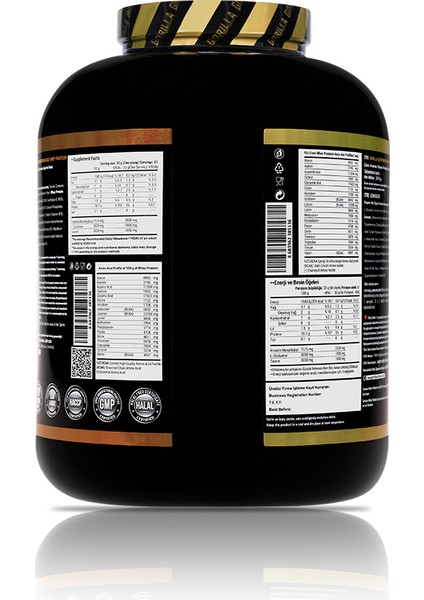 Whey Protein Çilek Aromalı - Yüksek Protein - Gorilla Nutrition