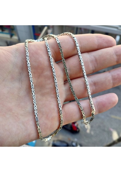 Rufai Gülü Madalyon Kolye ve 55 cm Kral Zincir modelleri