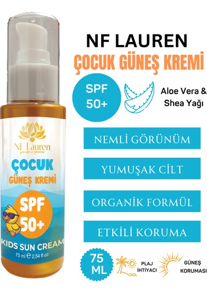 Çocuk Güneş Kremi 75 Ml