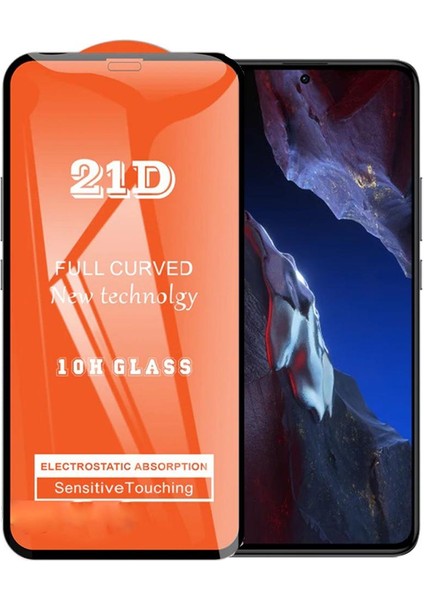 Xiaomi Poco F5 Pro Ekran Koruyucu Tam Kaplayan Kırılmaz Cam
