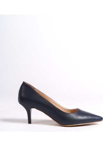 MBHRND976-LCV Kadın Ince 6 cm Topuklu Lacivert Stiletto & Topuklu Ayakkabı fiyatları
