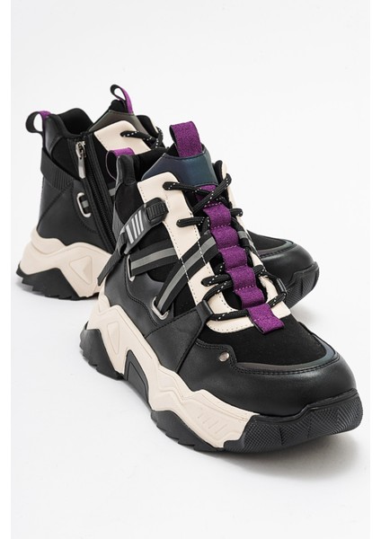 Clara Siyah Mor Kadın Spor Bot