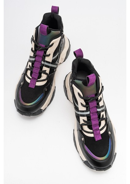 Clara Siyah Mor Kadın Spor Bot fiyatları