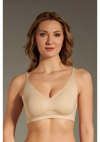 Balensiz Dikişsiz Lazer Çıkarılabilir Pedli Sütyen Ten C3T3N6O120 fırsatları