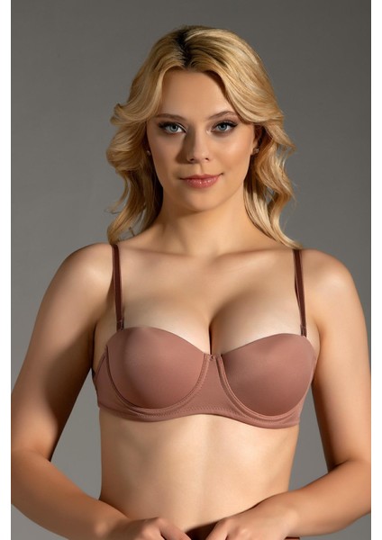 Kadın Boş Kap Straplez Capucıno Sütyen C3T3N8O310