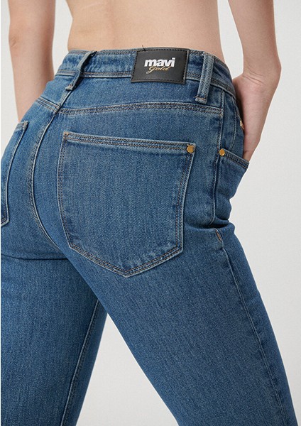 Kadın Viola Mavi Gold Vintage Jean Pantolon 101048-84207