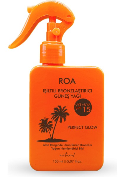 Roa Işıltılı Bronzlaştırıcı Güneş Yağı 150 ml