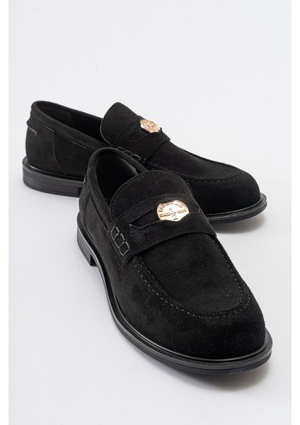 Bloss Siyah Süet Kadın Loafer