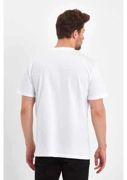 Uomo Park 2310 Relax Kalıp Özel Koleksiyon Baskılı Casual T-Shirt