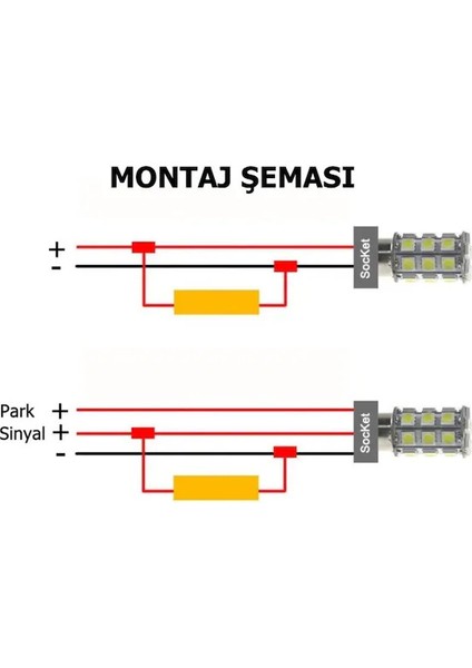 50W LED Xenon Arıza Kesici Canbus Decoder 2 Adet. modelleri