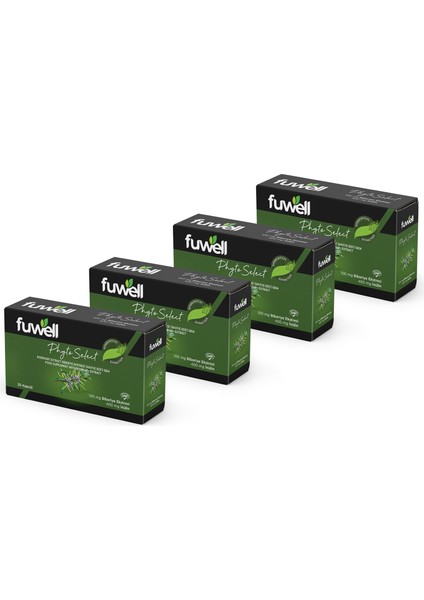 PhytoSelect 1000 mcg 30 Tablet Takviye Edici Gıda 4'LÜ KAMPANYA