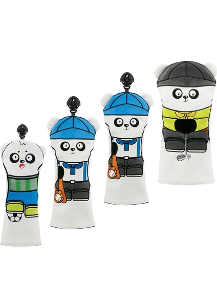 4 Adet Golf Cue Koruma Profesyoneller Seyahat Kalın Golf Kulübü Kafa Kapakları Beyaz (Yurt Dışından) fiyatları