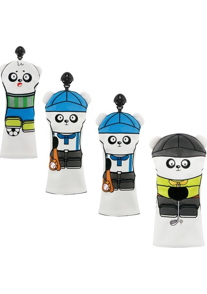 4 Adet Golf Cue Koruma Profesyoneller Seyahat Kalın Golf Kulübü Kafa Kapakları Beyaz (Yurt Dışından) indirimleri