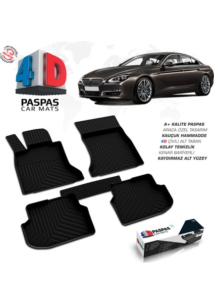 Bmw 6 Serisi F06 4d Havuzlu Paspas 2011-2018 A+Kalite