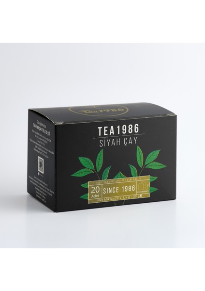 Siyah Çay Fincan Poşet 30GR