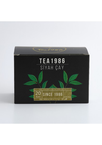 Siyah Çay Fincan Poşet 30GR