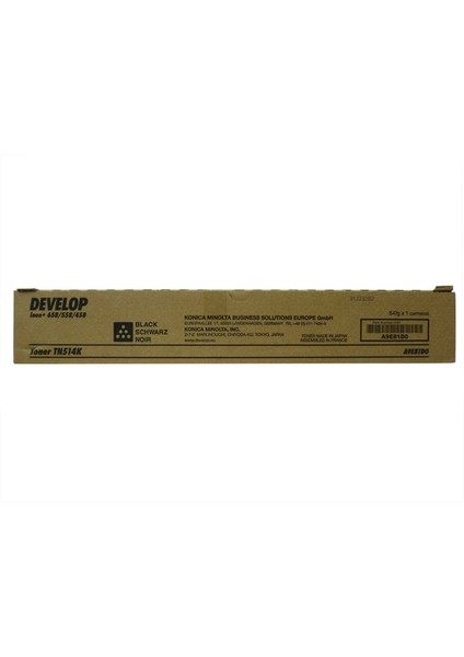 TN-514K Siyah Toner Orjinal, Ineo C458, C558, C658