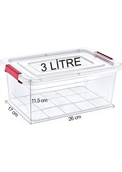 Smart Box 3 Litre Saklama Kabı