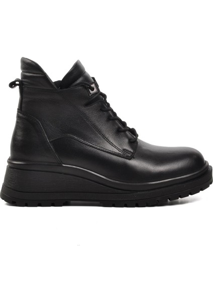 Walkway 32003 Siyah Hakiki Deri Kadın Bot fiyatları
