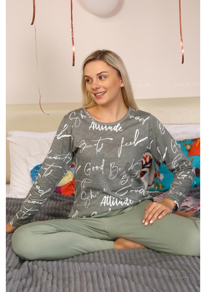 Kadın Uzun Kol Penye Pijama Takım 4206 indirimleri