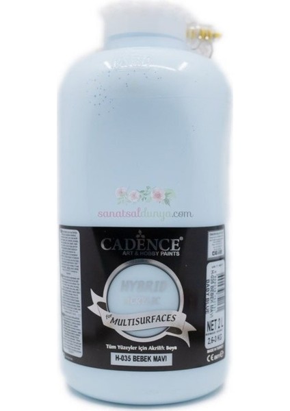 Bebek Mavi Multisurface Akrilik Boya H035 - 2000 ml
