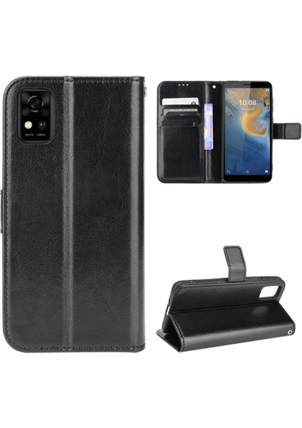 Zte Blade A31 Cüzdan Deri Flip Telefon Kılıfı (Yurt Dışından)