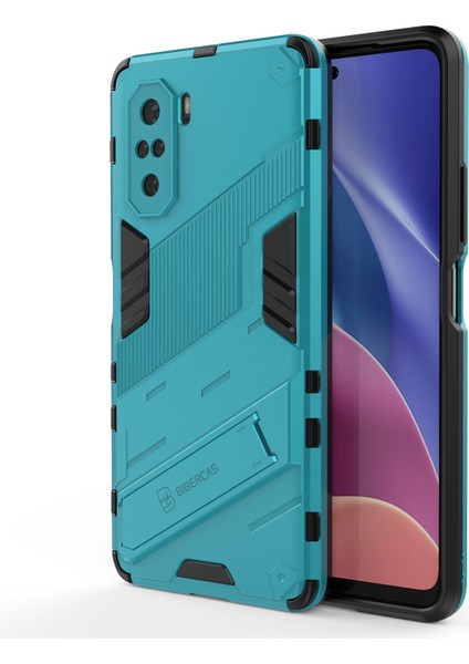 Xiaomi Poco F3 Destek Standlı Darbeye Dayanıklı Telefon Kılıfı (Yurt Dışından)