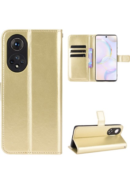 Huawei Honor 50 Pro Cüzdan Deri Flip Telefon Kılıfı (Yurt Dışından) fiyatları