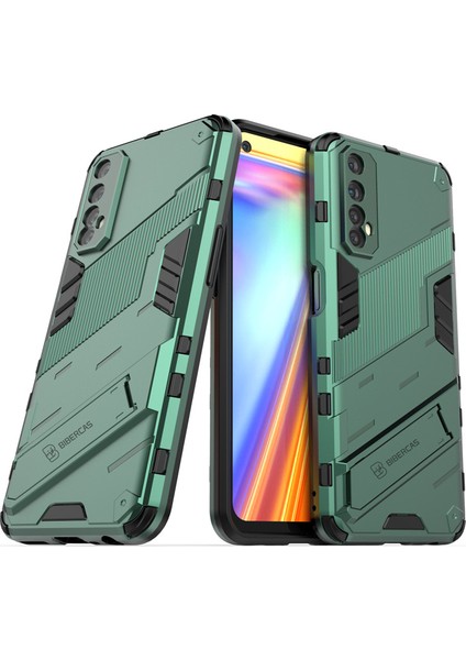 Oppo Realme 7 Destek Standlı Darbeye Dayanıklı Telefon Kılıfı (Yurt Dışından) fiyatları