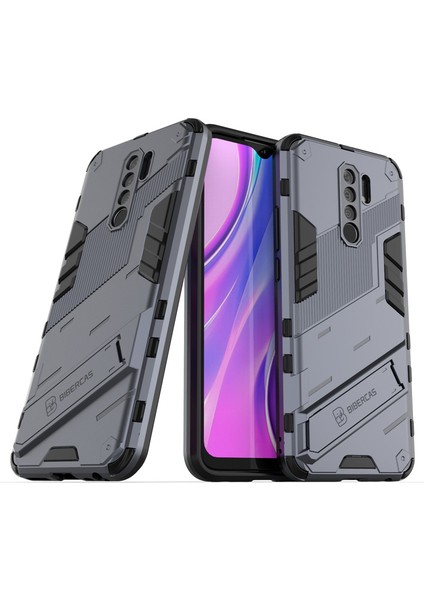 Xiaomi Redmi 9 Destek Standlı Darbeye Dayanıklı Telefon Kılıfı (Yurt Dışından)