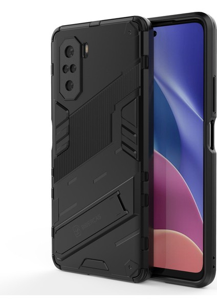 Xiaomi Poco F3 Destek Standlı Darbeye Dayanıklı Telefon Kılıfı (Yurt Dışından)