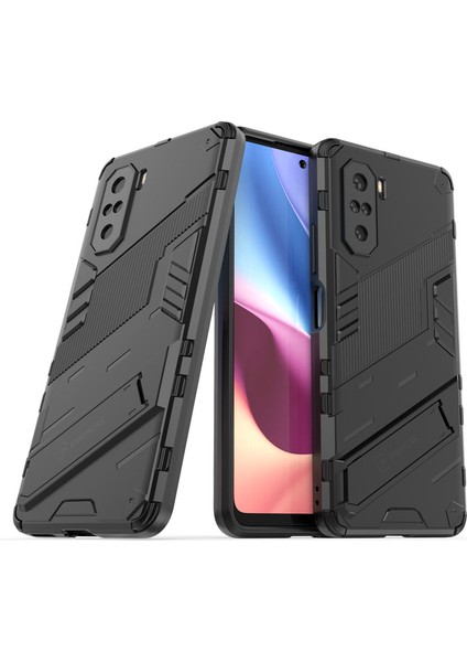 Xiaomi Poco F3 Destek Standlı Darbeye Dayanıklı Telefon Kılıfı (Yurt Dışından)