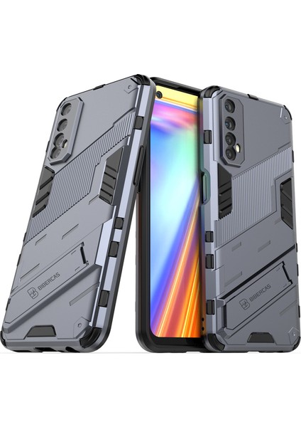 Oppo Realme 7 Destek Standlı Darbeye Dayanıklı Telefon Kılıfı (Yurt Dışından) fiyatları