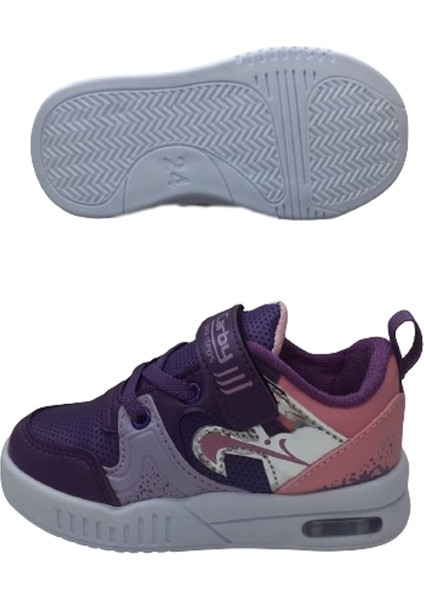 Kız Çocuk Mor-Pembe Işıklı Ortopedik Taban Günlük Spor Ayakkabısı CARBY32-001 fiyatları