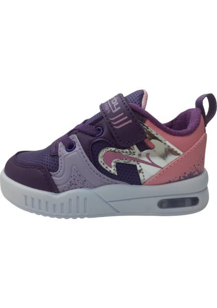 Kız Çocuk Mor-Pembe Işıklı Ortopedik Taban Günlük Spor Ayakkabısı CARBY32-001 modelleri