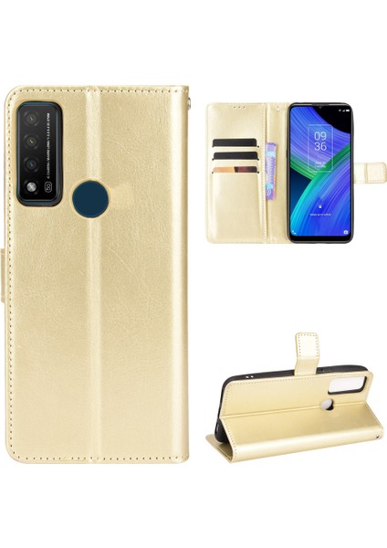 Tcl 20R 5g Cüzdan Deri Flip Telefon Kılıfı (Yurt Dışından)
