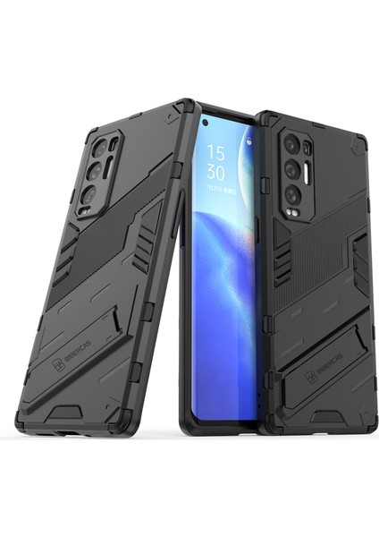 Oppo Reno5 Pro Plus Destek Standlı Darbeye Dayanıklı Telefon Kılıfı (Yurt Dışından) fiyatları